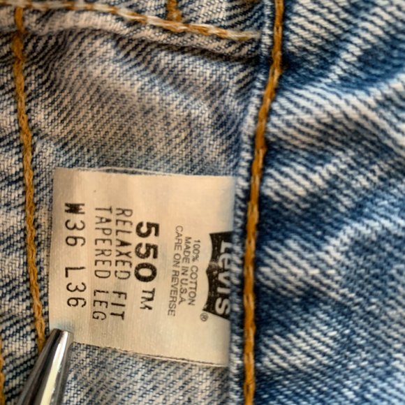 Levi Strauss & Co 550 36x36 - Picture 4 of 6